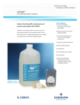 Liebert Pre-mixed Hard Water Treatment VAPURE User's Manual