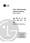 LG XBR342 User's Manual