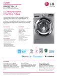LG WM3370HRA Specification Sheet