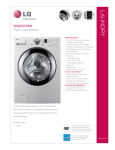 LG WM2101HW Specification Sheet