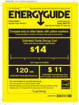 LG WM1377HW Energy Guide