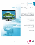 LG W2600V-PF User's Manual