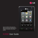 LG Viewty KU990 User's Manual