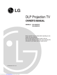 LG RU-52SZ51D User's Manual