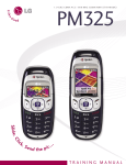 LG PM325 PM-325 User's Manual