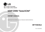 LG Oven MP-9483SLA User's Manual