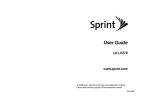 LG LX370 User's Manual