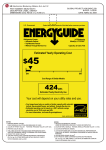 LG LTC22350ST Energy Guide