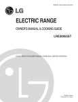 LG LRE30955ST User's Manual