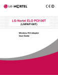 LG LNPAP100T User's Manual