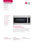 LG LMVH1711ST Specification Sheet