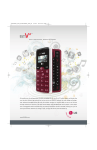 LG VX9100 Data Sheet