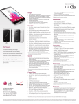 LG VS985 Specification Sheet