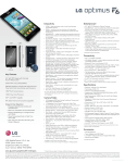 LG MS500 Specification Sheet