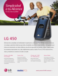 LG MS450 Data Sheet (Spanish)