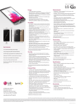 LG LS990 Specification Sheet