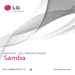 LG 8575 Product Manual (Spanish)