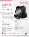 LG 800G Data Sheet