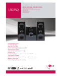 LG LFD850 User's Manual