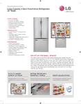 LG LFC22770SB Specification Sheet