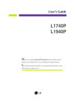 LG L1740P User's Manual