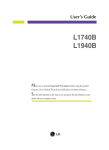 LG L1740B User's Manual