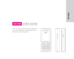 LG KG190 User's Manual