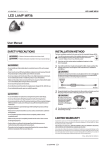 LG MR16 User's Manual