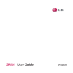 LG GR501 User's Manual