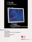 LG FLATRON L1810B User's Manual