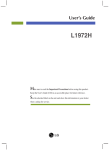 LG L1972H User's Manual