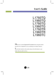 LG L1760TG User's Manual