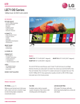 LG 60LB7100 Specification Sheet