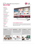 LG 55LA7400 Specification Sheet