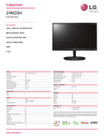 LG 24M35H-B Specification Sheet