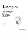 Lexmark T64x User's Manual