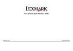 Lexmark PRO710 User's Manual
