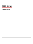 Lexmark P200 Series User's Manual