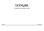 Lexmark PRO4000 User's Manual