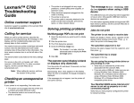 Lexmark C782 User's Manual