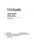 Lexmark 2300 Series User's Manual