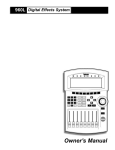 Lexicon 960L User's Manual