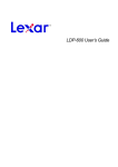 Lexar Media Lexar LDP-600 User's Manual