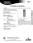 Leviton 47609-TSV User's Manual