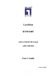 LevelOne ViewCon KVM-0407 User's Manual