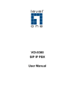 LevelOne VOI-9300 User's Manual