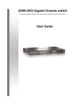 LevelOne Switch Gigabit Chassis switch User's Manual