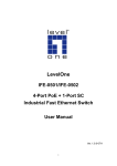 LevelOne IFE-0501 User's Manual