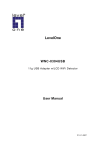 LevelOne WNC-0304USB User's Manual