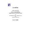 LevelOne GSW-4870TGX User's Manual